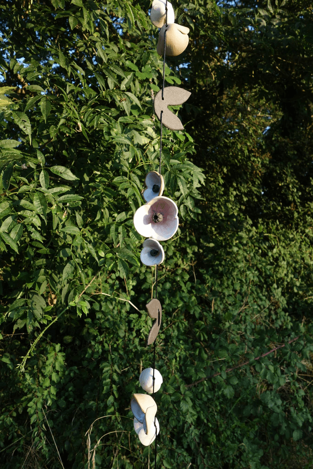 Mobile "Bloom", fleurs clochettes suspendues