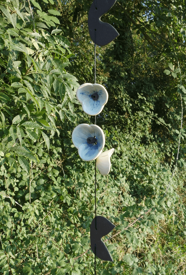 Mobile "Bloom", fleurs clochettes suspendues