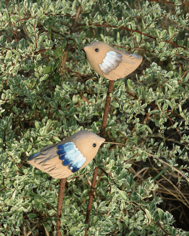 Piou, oiseau céramique, figurine faite main